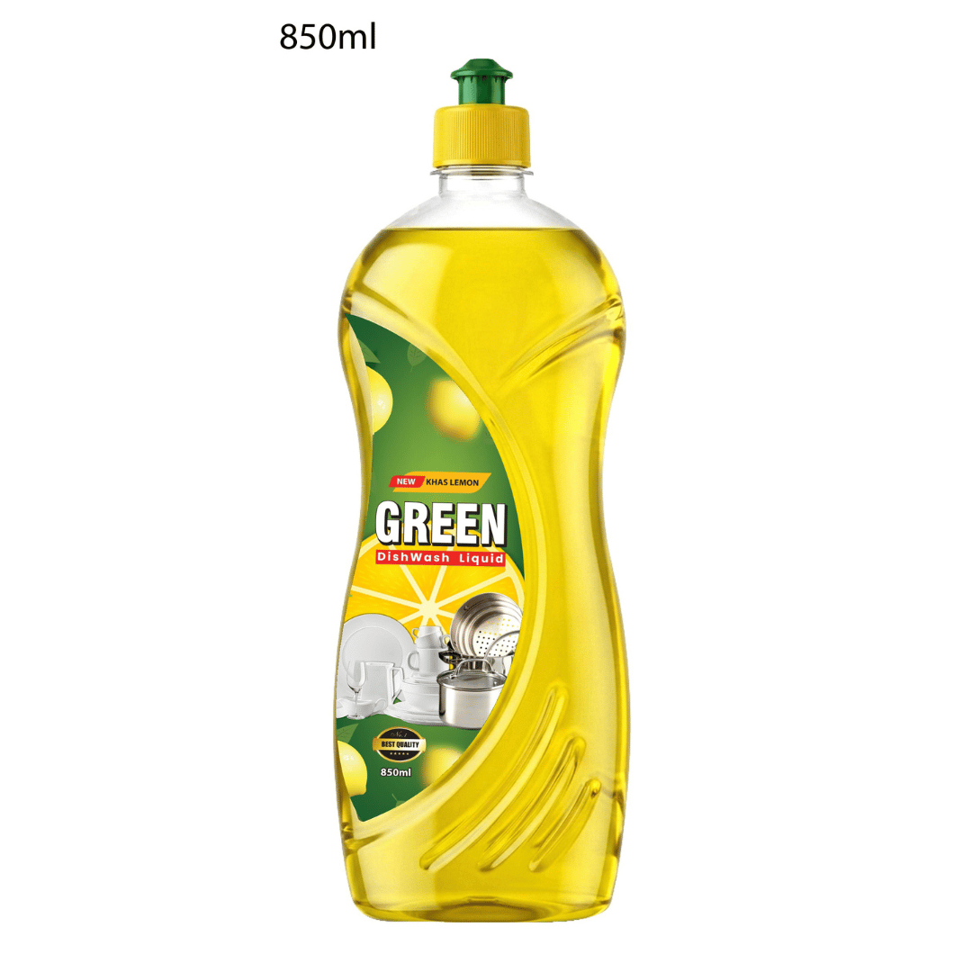 Green Dishwash Lemon Liquid